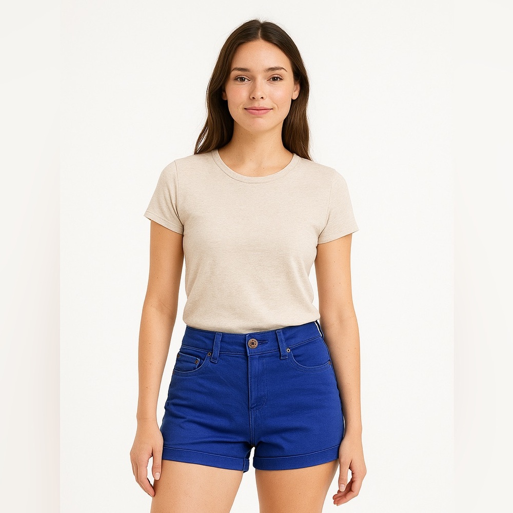 Refuge Blue Womens Jean Shorts